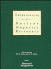 Image for Encyclopedia of Nuclear Magnetic Resonance, Volume 1