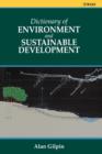 Image for Dictionary of environment and sustainable development