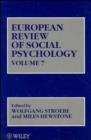 Image for European Review of Social Psychology, Volume 7