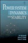 Image for Power System Dynamics and Stability