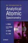 Image for An Introduction to Analytical Atomic Spectrometry