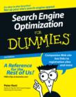 Image for Search engine optimization for dummies