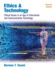 Image for Ethics and technology  : ethical issues in an age of information and communication technology