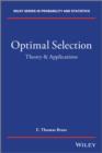 Image for Optimal Selection Problems : Theory and Applications