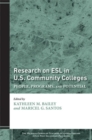 Image for Research on ESL in U.S. Community Colleges : People, Programs, and Potential