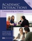 Image for Academic Interactions : Communicating on Campus