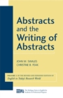 Image for Abstracts and the Writing of Abstracts Volume 1