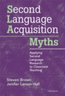 Image for Second Language Acquisition Myths : Applying Second Language Research to Classroom Teaching