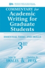 Image for Commentary for Academic Writing for Graduate Students : Essential Tasks and Skills, Teacher&#39;s Notes &amp; Key