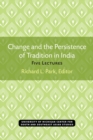 Image for Change and the persistence of tradition in India  : five lectures