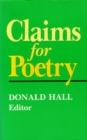 Image for Claims for Poetry