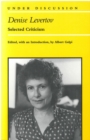 Image for Denise Levertov : Selected Criticism