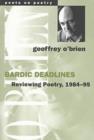 Image for Bardic Deadlines : Reviewing Poetry, 1984-95