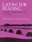 Image for Latin for Reading  Instructor&#39;s Manual : A Beginner&#39;s Textbook with Exercises