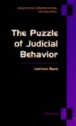Image for The Puzzle of Judicial Behavior