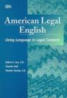 Image for American Legal English : Using Language in Legal Contexts