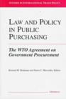 Image for Law and Policy in Public Purchasing