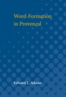 Image for Word-Formation in Provencal