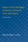 Image for Papers of the Michigan Academy of Science, Arts, and Letters