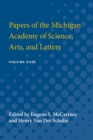Image for Papers of the Michigan Academy of Science Arts and Letters