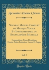 Image for Nouveau Manuel Complet de Musique Vocale Et Instrumentale, ou Encyclopedie Musicale, Vol. 2: Composition; Tome Deuxieme; Contre-Point, Imitation, Canon Et Fugue (Classic Reprint)
