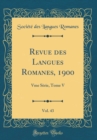 Image for Revue des Langues Romanes, 1900, Vol. 43: Vme Serie, Tome V (Classic Reprint)