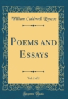Image for Poems and Essays, Vol. 2 of 2 (Classic Reprint)