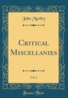 Image for Critical Miscellanies, Vol. 2 (Classic Reprint)