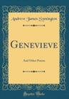 Image for Genevieve: And Other Poems (Classic Reprint)