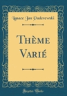 Image for Theme Varie (Classic Reprint)