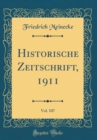Image for Historische Zeitschrift, 1911, Vol. 107 (Classic Reprint)