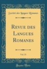 Image for Revue des Langues Romanes, Vol. 33 (Classic Reprint)