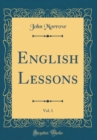 Image for English Lessons, Vol. 1 (Classic Reprint)