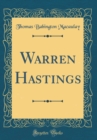 Image for Warren Hastings (Classic Reprint)