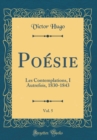 Image for Poesie, Vol. 5: Les Contemplations, I Autrefois, 1830-1843 (Classic Reprint)
