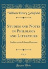 Image for Studies and Notes in Philology and Literature, Vol. 4: Studies on the Libeaus Desconus (Classic Reprint)