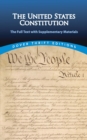 Image for The United States Constitution: the full text  with supplementary materials