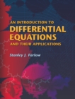 Image for An introduction to differential equations and their applications