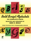 Image for Bold script alphabets: 100 complete fonts