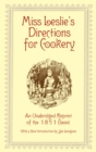 Image for Miss Leslie&#39;s Directions for Cookery
