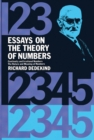 Image for Essays on the Theory of Numbers