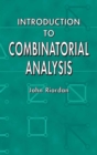 Image for Introduction to combinatorial analysis