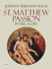 Image for St. Matthew Passion in Full Score