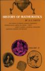Image for History of Mathematics: Special Topics of Elementary Mathematics v. 2