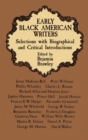 Image for Early Black American Writers