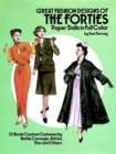 Image for Great Fashion Designs of the Forties Paper Dolls : 32 Haute Couture Costumes by Hattie Carnegie, Adrian, Dior and Others