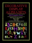 Image for Decorative Display Alphabets : 100 Complete Fonts
