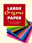 Image for Large Origami Paper : 24 9&quot; x 9&quot; Sheets in 12 Colours