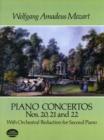 Image for Piano Concertos Nos. 20, 21 and 22