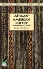 Image for African-American Poetry : An Anthology, 1773-1927